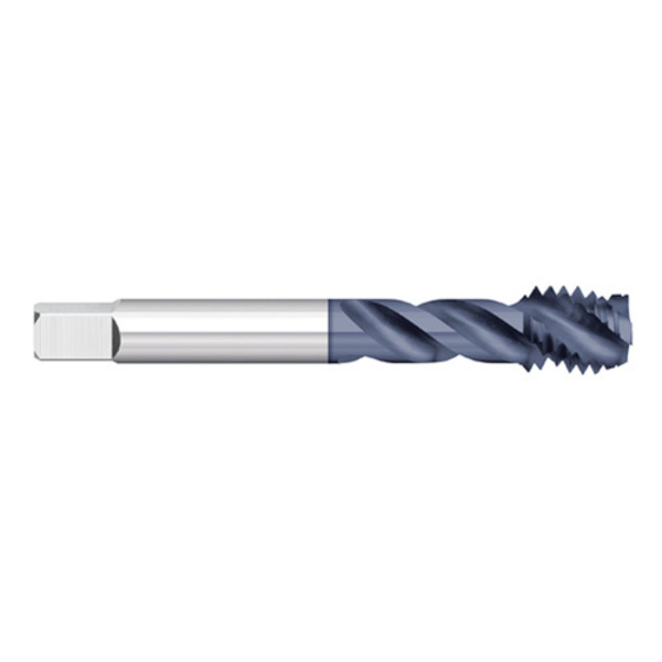 Kodiak Cutting Tools M4X0.7 Spiral Flute Semi-Bottoming Tap Metric ALTIN Coated 5514707